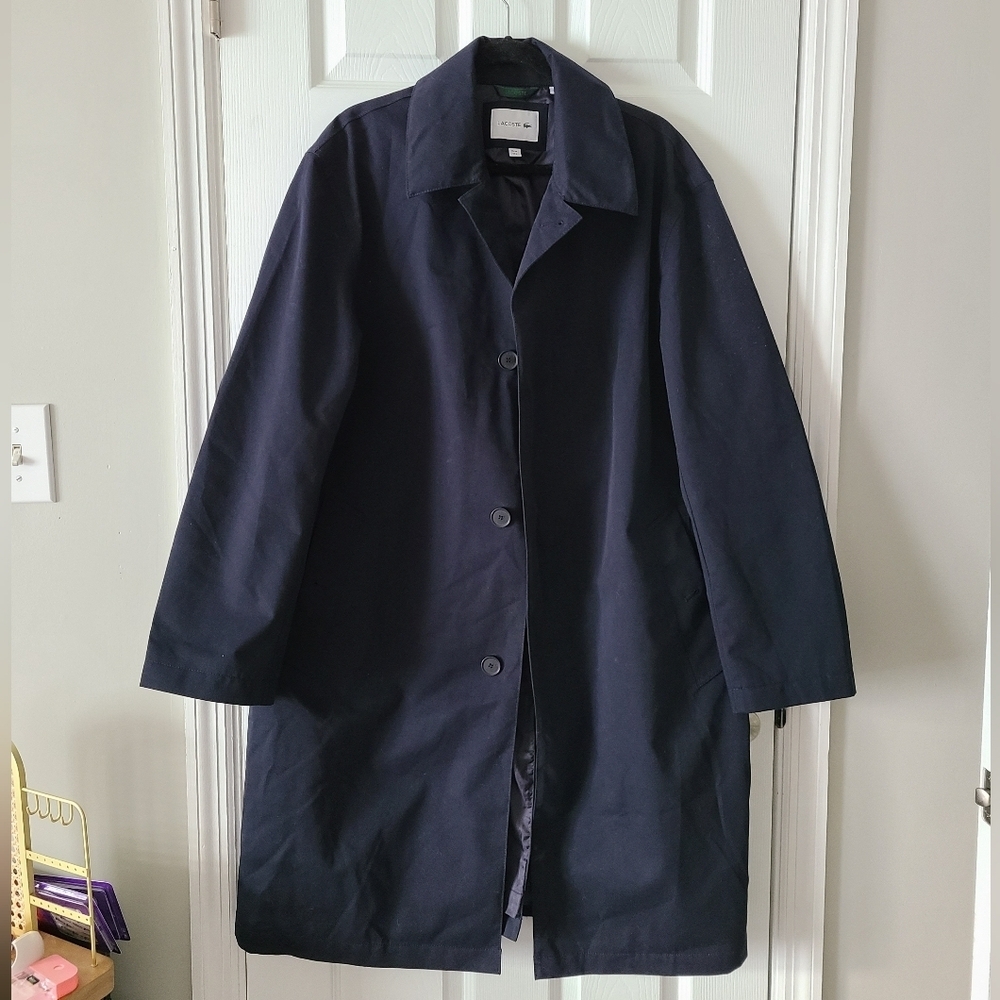 Lacoste Water Repelant Trench Coat